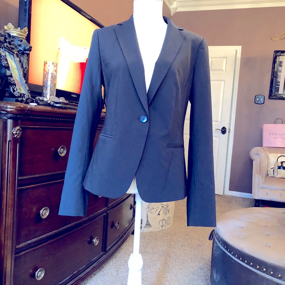 Ann Taylor Pinstripe Suit Blazer